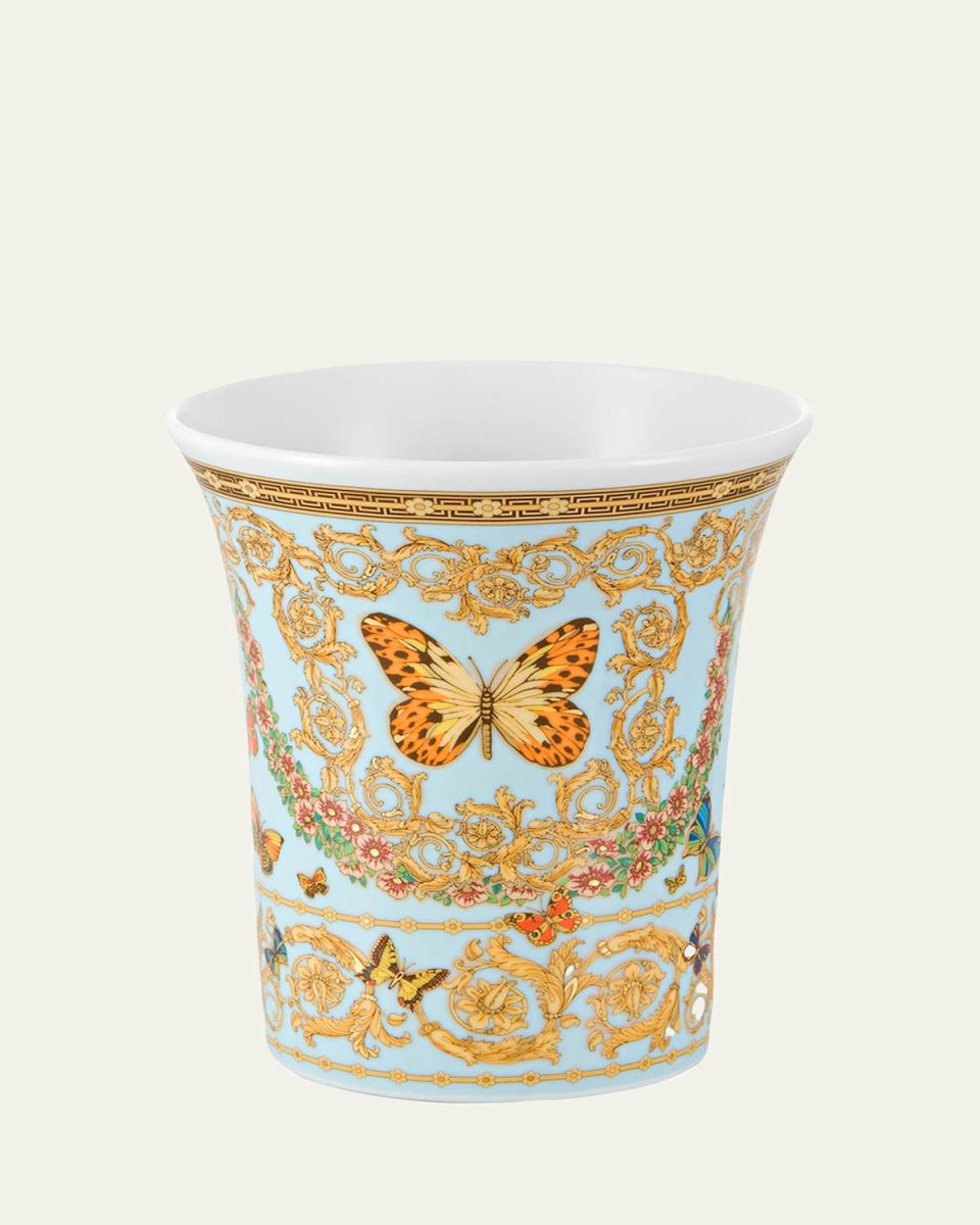 Butterfly Garden 7" Vase